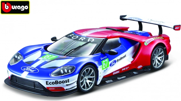Metalni model automobila 1:32 BBURAGO FORD GT Le Mans 2017 #67