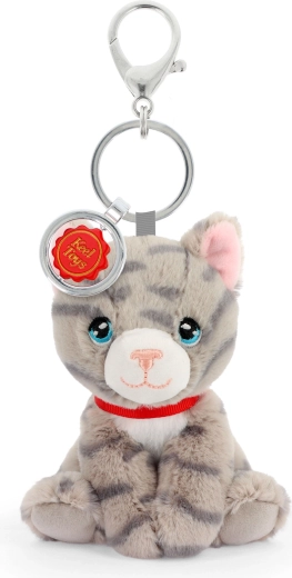 Keeleco privjesak za torbu siva mačka 12 cm