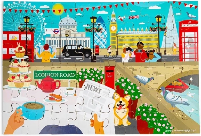 Bigjigs Toys drvene puzzle London