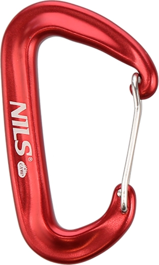 Aluminijska karabiner kopča NILS Camp 12 kN crvena