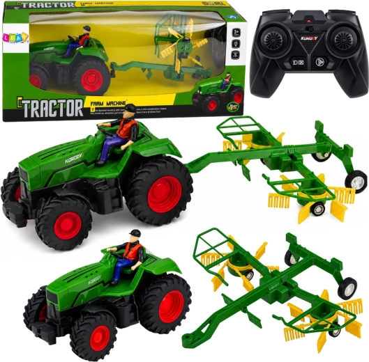 RC poljoprivredni traktor sa sakupljačem sijena u mjerilu 1:24