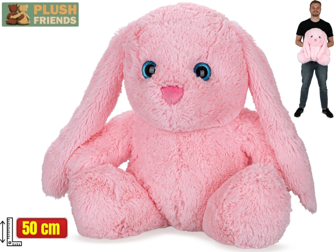 Plush Friends plišani ružičasti zeko 50 cm
