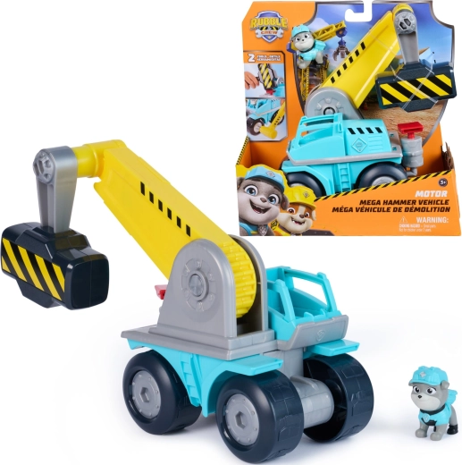 Rubble & Crew functional construction vehicle Motor – interactive crane with accessories