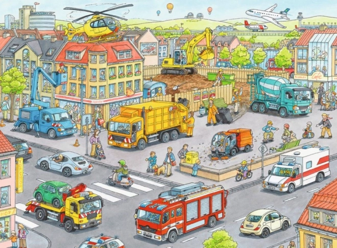 Ravensburger puzzle vozila u gradu 100 dijelova