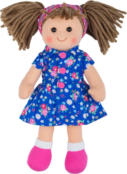 Bigjigs Toys platnena lutka Hollie 28 cm