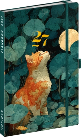 Notique Planbook Diary & Notes Cat 2027 13 × 21 cm