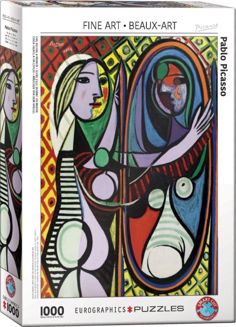 EUROGRAPHICS puzzle djevojka pred ogledalom – 1000 dijelova