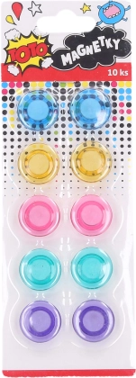 Šarene okrugle magnete 20mm 10ks