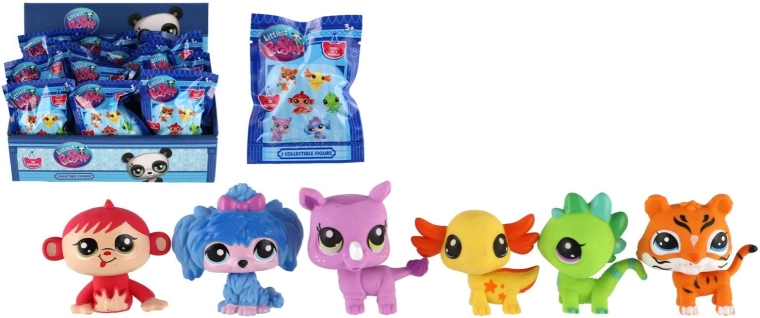 Littlest Pet Shop gumica u obliku životinjice s iznenađenjem - 1 komad
