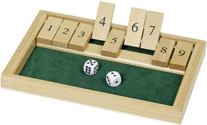Putna igra Shut the box II