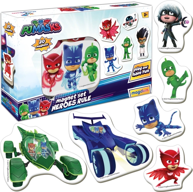 Set magneta PJ MASKS Pidžamersi za djecu