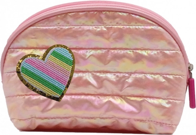 Pahuljasta ružičasta kozmetička torbica
