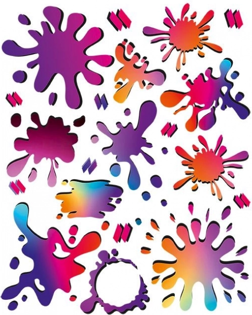 Šarene termoljepljive zakrpe Naplamki – set za odjeću