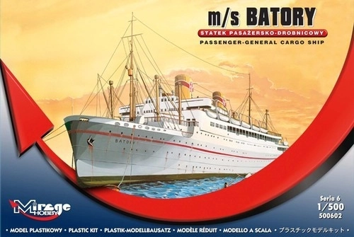 Plastični model broda M/S Batory