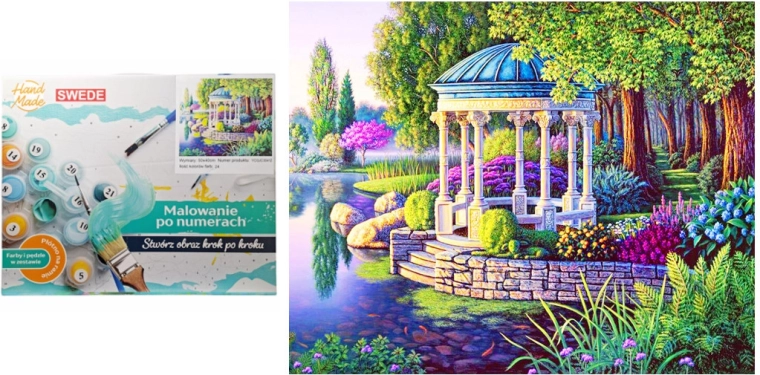 Slikanje po brojevima – Kod jezera