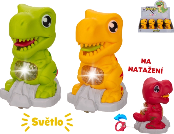Vozeći dinosaurus sa svjetlom 11 cm