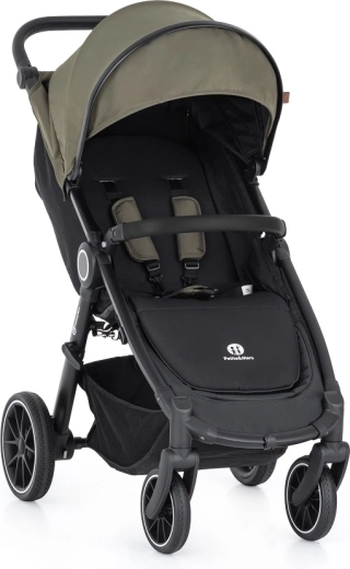 Petite&Mars sportska kolica Street+ RWS black mature olive