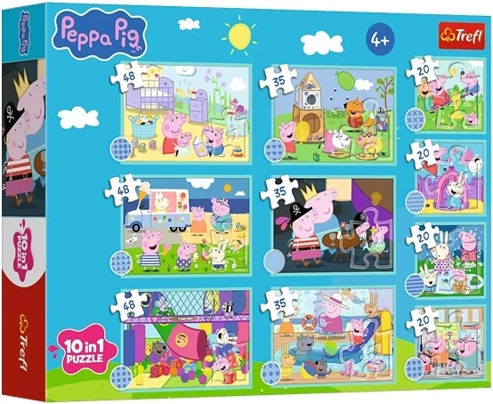 Puzzle 10 u 1 Zabavni svijet Peppy