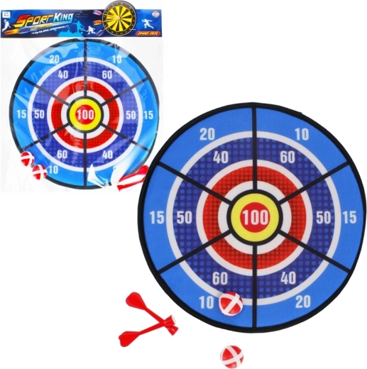 Kids' Velcro dartboard with arrows and balls