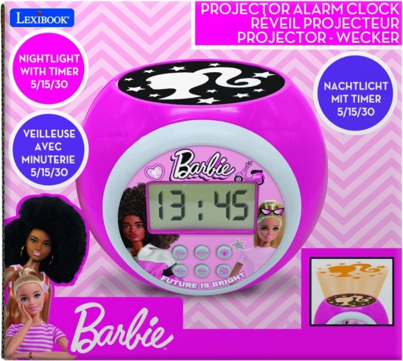 Dječji budilica Barbie s projektorom