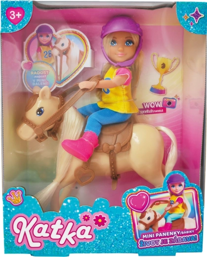 Lutka s konjem za kreativnu igru