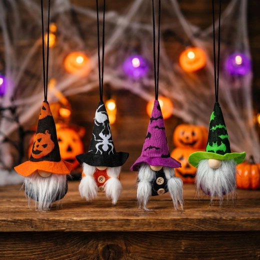 Halloween Hanging Gnome Decoration - 1 piece