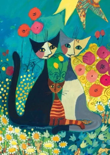 Heye metalik puzzle cvjetna gredica 1000 dijelova