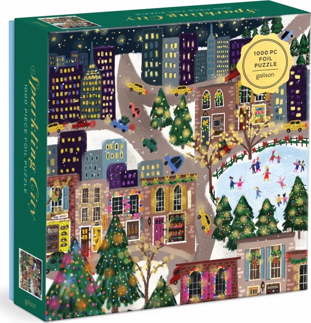 Metallic puzzle Sparkling City 1000 dijelova