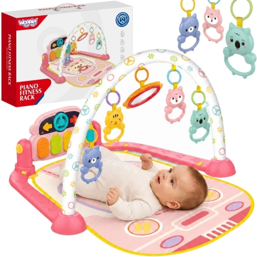 Woopie Baby interaktivna podloga za igru s klavirom 3u1 za bebe