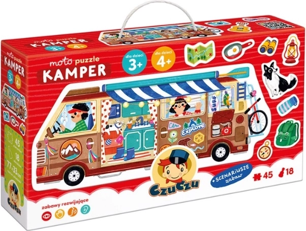 CzuCzu moto puzzle kamper