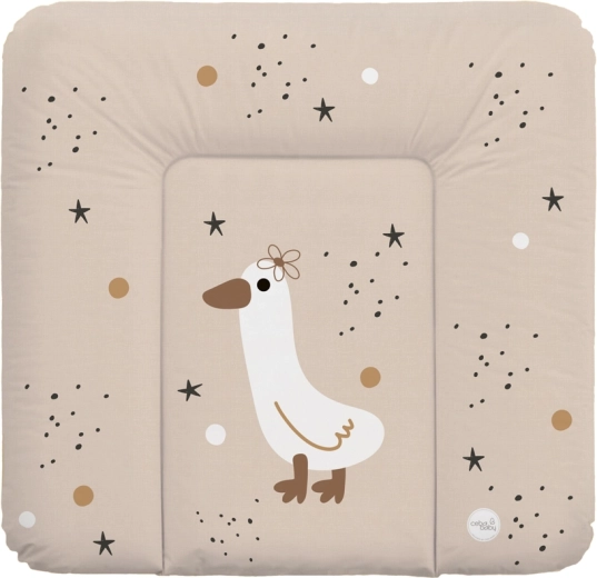 Ceba Baby mekana podloga za previjanje za komodu Basic Star Duck 75 × 72 cm