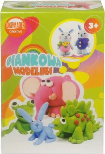 Pjenasta plastelina Dromader – kreativni set 8 boja s alatima