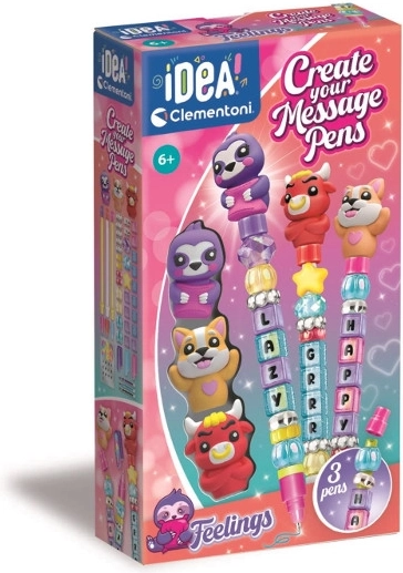 Mini tvornica kemijskih olovaka s porukama Emocije – kreativni set