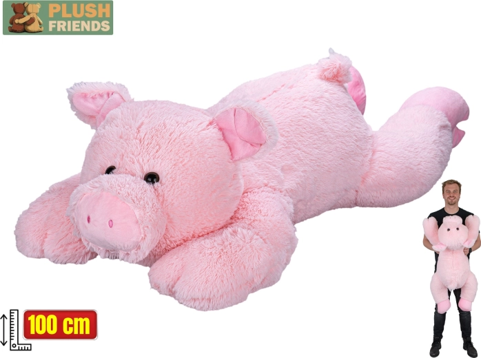 Plišana svinja 100 cm – Plush Friends