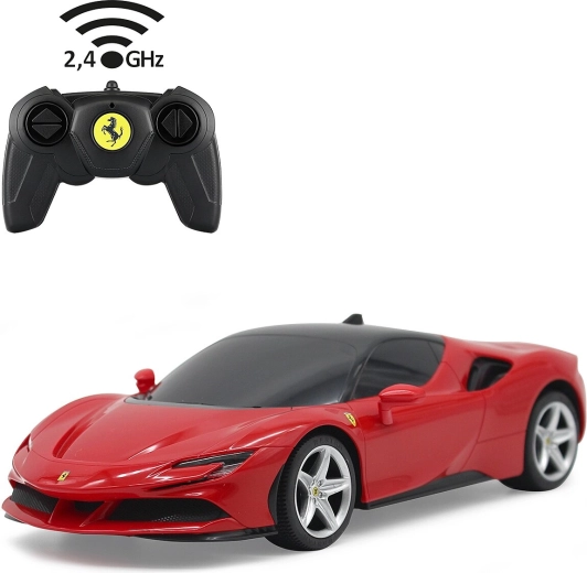 RC automobil Ferrari SF90 Stradale 1:24 crveni 2,4 GHz Jamara - 1 komad