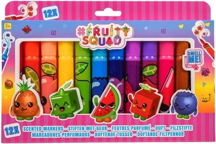 Fruity Squad mirisni flomasteri 12 kom