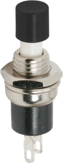 Built-in black round push button