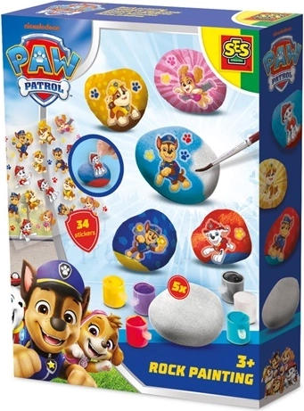 SES Paw Patrol slikanje na kamenčiće