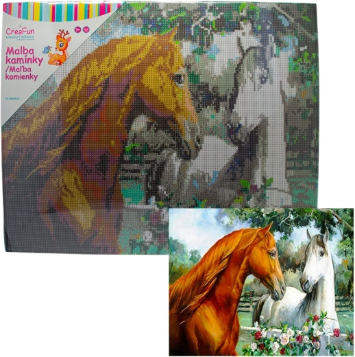 Dijamantno slikanje konja 40 × 50 cm