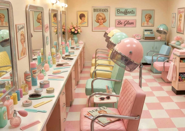 Puzzle EDUCA Retro Glam Salon 1000 dijelova