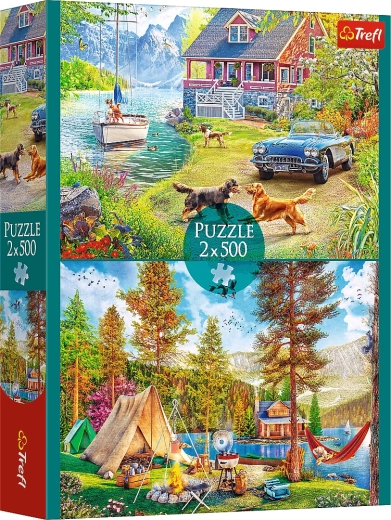 Puzzle 2×500 dijelova Ljetni odmor