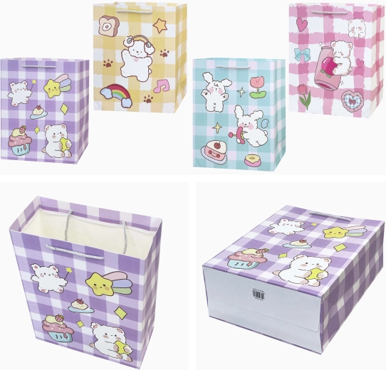 Papirnata poklon-vrećica s crtanom figuricom 32 × 26 × 12 cm