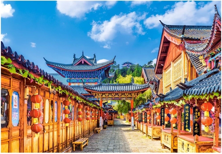 Slagalica Lijiang, Kina 1000 dijelova