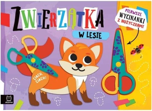 First Cut-Outs with Scissors: Forest Animals
