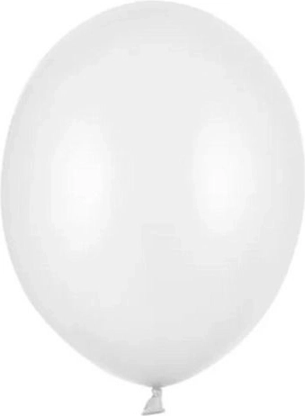 Baloni Strong metalik pure white 30 cm – 50 kom