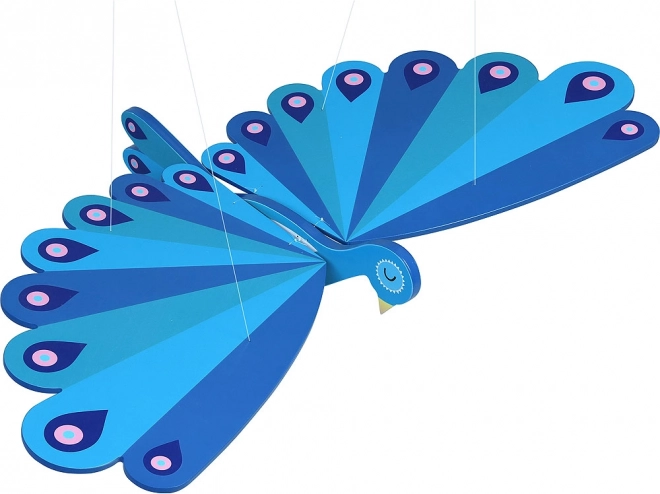 Drveni leteći paun VILAC – viseća dekoracija