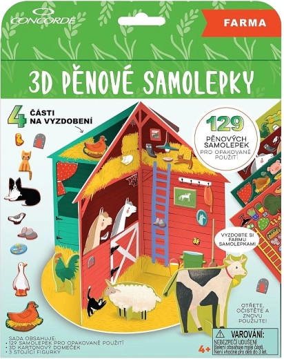 3D Foam Stickers Farm CONCORDE