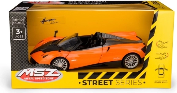 MSZ Pagani Huayra Roadster Car Model 1:24 Orange
