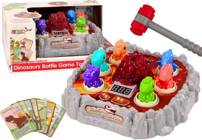 Igra Spretnosti Dinosauri s Pušećim Vulkanom, Svjetla i Zvukovi