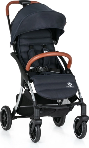 Sportska kolica PETITE&MARS Cross Anthracite Blue – lagana, samo-sklopiva i kompaktna